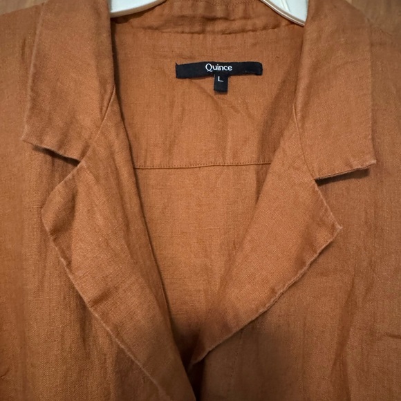 Quince Rust Midi Dress - Picture 3 of 3